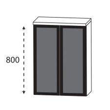 Puris Fine Line Highboard - 60 cm Skizze