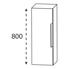 Puris Modern Life Highboard - 30 cm Skizze