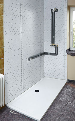 Renodeco Duschwanne setzten Renodeco Duschwanne setzten